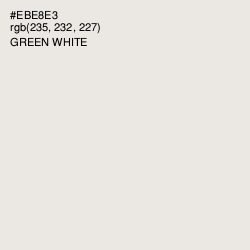 #EBE8E3 - Green White Color Image